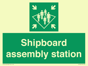 Shipboard assembly station